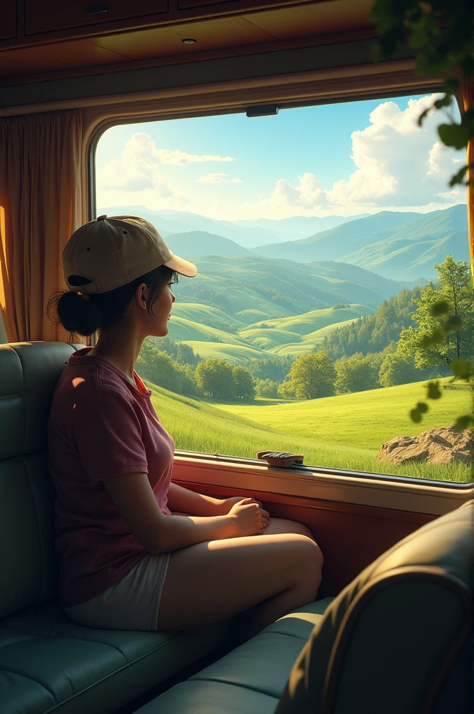 View from the van