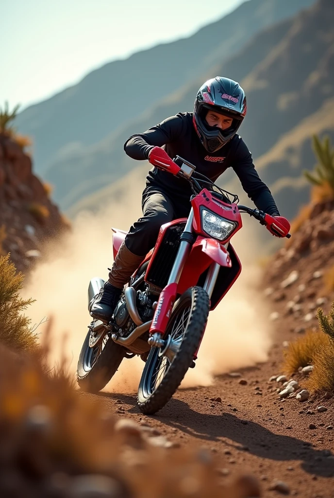 Make a person cutting CRF 230f revs