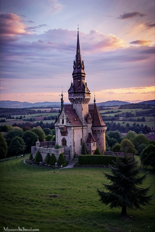 Purple Castle in Transylvania, moras