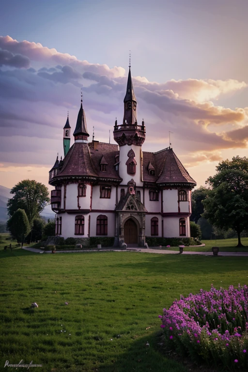 Purple Castle in Transylvania, moras