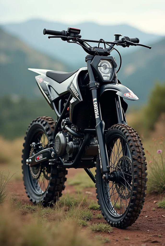 Create an enduro motorcycle with a 250cc chassis, and that it has the 700cc engine