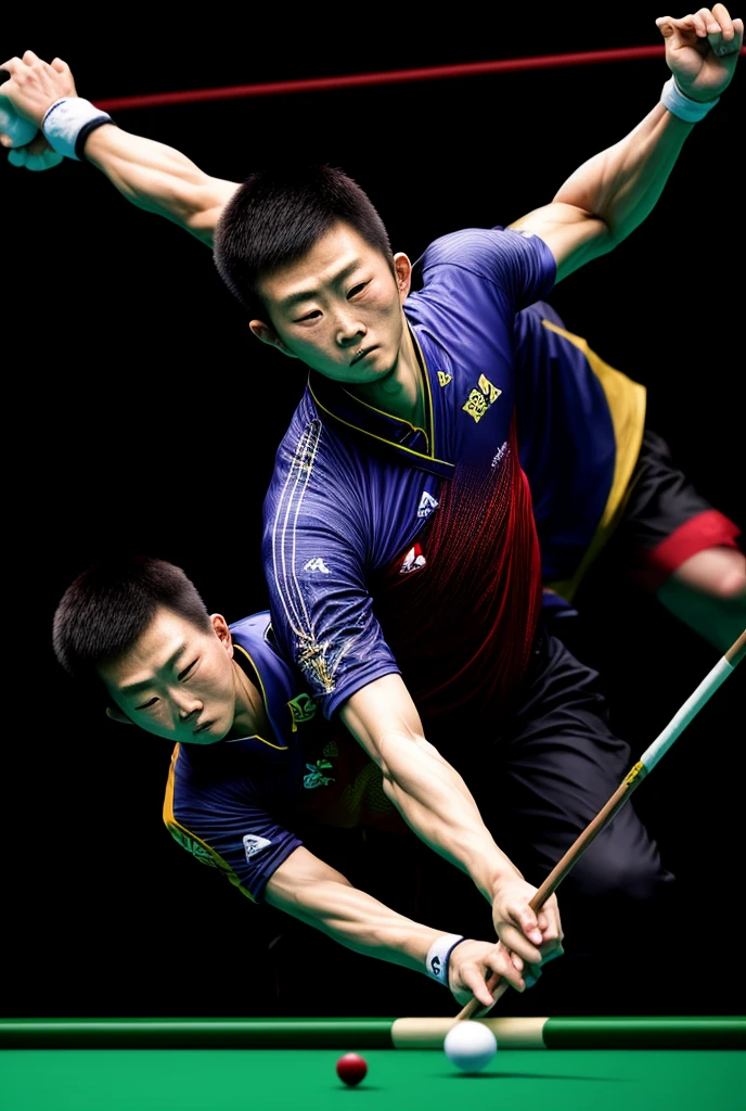 Ma Long's eyes were red