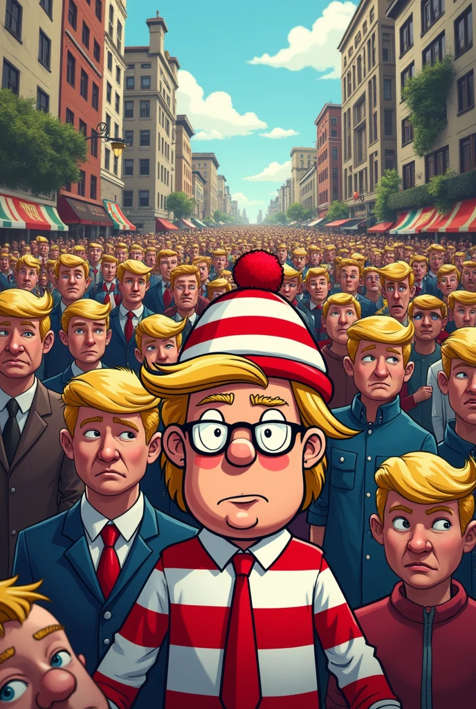 Wheres Waldo with trump