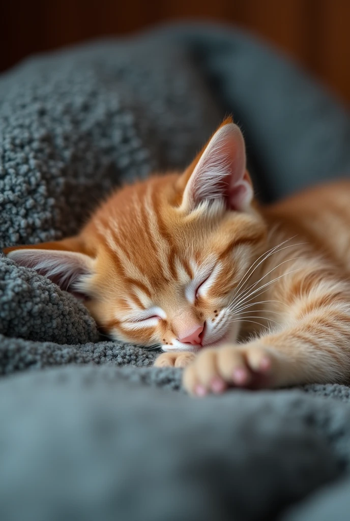 Sleeping kitten