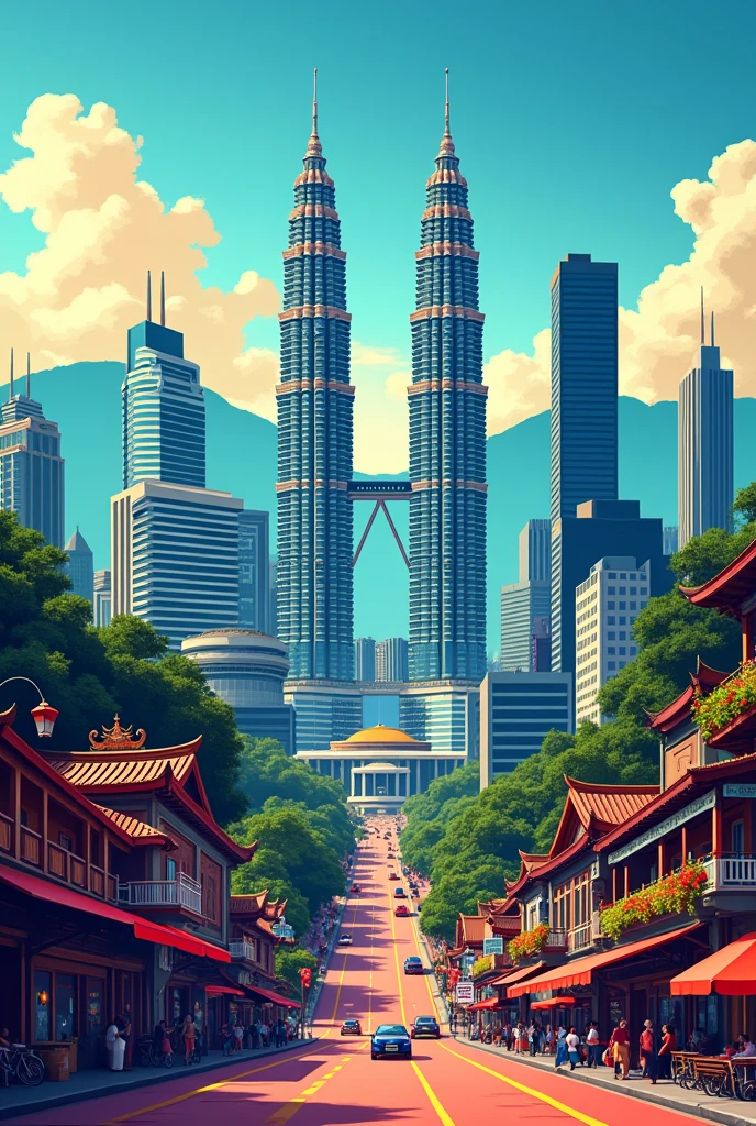 a poster on kuala lumpur