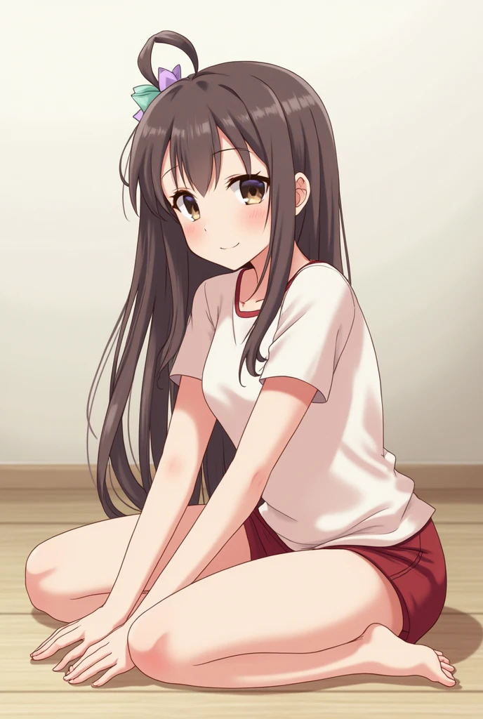 Pretty cure,elementary school student,lovely cute hairstyle,spread legs, show panties, camel toe,nsfw, sitting squat,