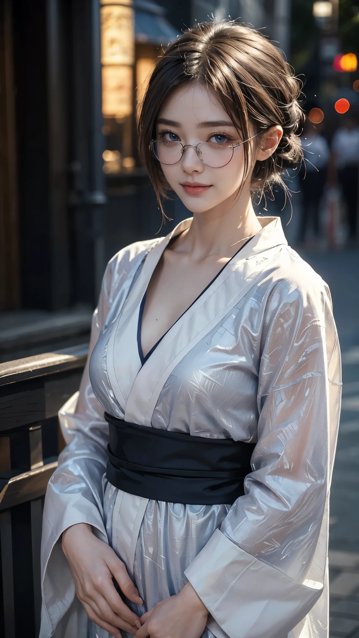Glasses、Noble kimono、kimono、blue eyes、firework、blonde、Tattoos all over the body、Sexy Face、Sex Pose、short hair、More than one person、((1人のwoman:1.5))、Three people lined up、服がWet、Hair tied up、Wet、Covered in semen、Full body photo、Sexy Face、short hair、 A look of complete lust、(((masterpiece)))、((Highest quality))、((超Realistic))、成熟したwoman、成熟したwoman、perspective、Very detailed、The perfect temptation、Best image quality、Fine-grained image quality、beautiful、European, woman, French, woman Italian, Italian, smile、blue eyes、jewelry, blue eyes, Realistic, High resolution, Soft Light,Hip Up, Glowing Skin, (Detailed face),tattoo, jewelry, , night, Grey Hair, Wavy Hair,attractive appearance, smile, Perfect Style,Ｄcup 、 Perfect balance, 