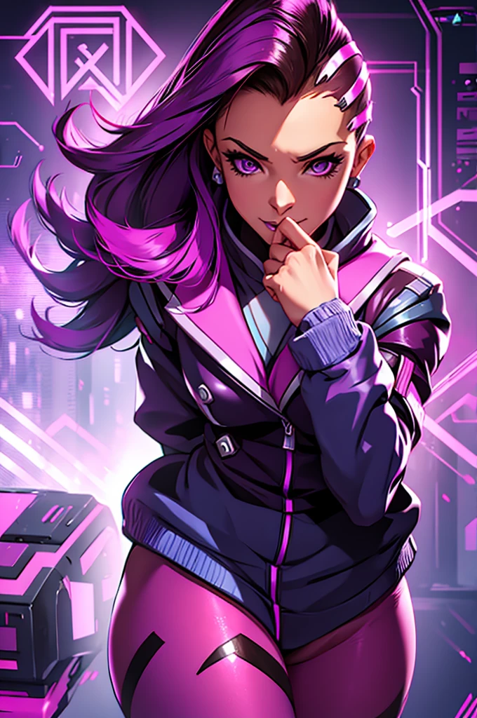 Sombra from overwatch, a woman, pantyhose, sexy, naked,  masturbation 