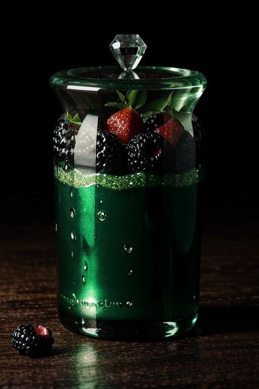 blackberries by the millions, Strawberries and green diamonds 