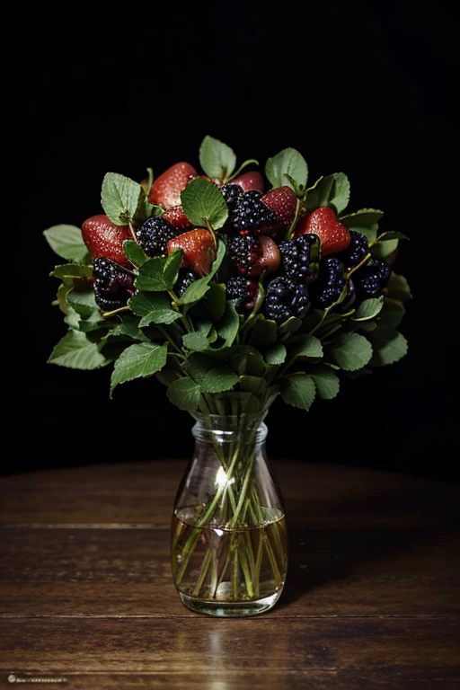 blackberries by the millions, Strawberries and green diamonds