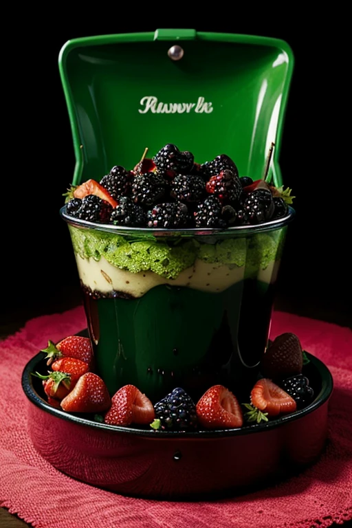 blackberries by the millions, Strawberries and green diamonds 