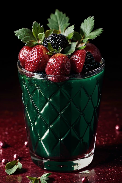 blackberries by the millions, Strawberries and green diamonds 