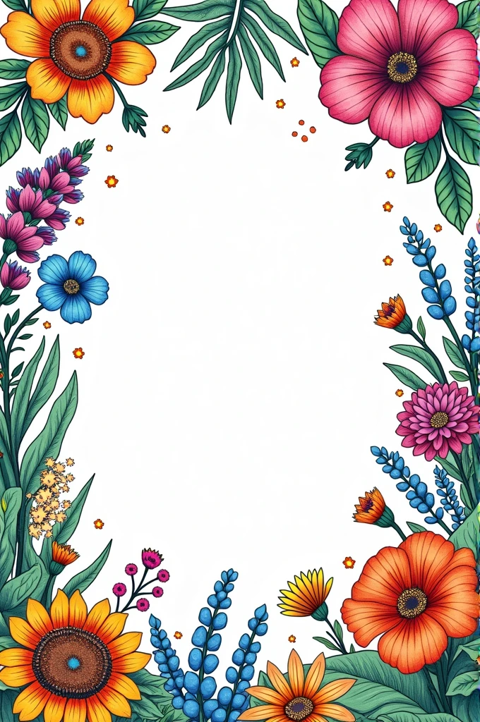 biology coloring frame