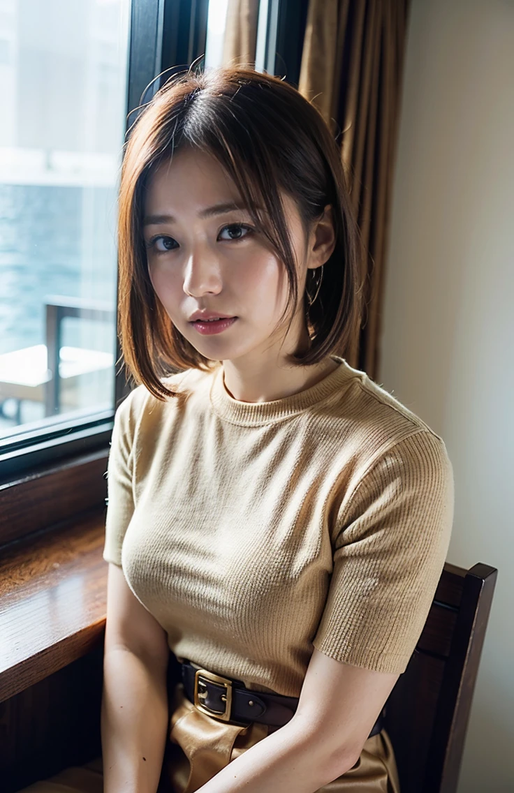 At the front desk of a luxurious inn、Midsummer Fashion、The sky turns red、Wet white t-shirt and jeans、、Light brown hair、Elegant hairstyle、Blue Eyed Woman、A woman with a cute upward gaze、When the sky gets dark、The sky turns red as the sun sets、Tight clothing that shows your body lines、、Elegant summer knitwear、Elegant summer sweater、Dress elegantly着こなす、Luxury Bagedium Shorthair:1.4））、The sun shines on her、Light brown hair、Light brown hair、The sky was dyed red、There are clouds、private's cute、彼女のAmple breastsは服の上からでも明らかです.、輝く太陽はとてもbeautiful、Dusk is approaching、Lens flare、I can see the sunset、（（Sunlight reflecting off the ocean、Ocean View、The sun shines on the sea、&#39;beautiful.、Small earrings、private&#39;evening、Birds are also flying、、Brown Hair Color、Tying up hair、The woman is on the right:1.4））、Luxury leather belts、Shiny clothes、Light beige hair color、Background Blur、Braid only the front hair、Light brown hair、｛｛Cowgirl Shot｝｝、（（Close-up shot from the waist up、Ample breasts:1.4））、にっこりsmile、Silk clothing、服からでも分かるAmple breasts、Braid only the front hair、Cowboy Shot、Gorgeous white collared silk shirt and brown skirt、Dress elegantly、Luxury Bags、素敵なsmile、（（Ample breasts））、Full body photo、ring、Short skirt、Tuck your hair behind one ear、Silver Necklace、smile、 Elegant ponytail、Caustics、Highly detailed photos、Very beautiful and ideal short hair、Super no makeup、(8k、RAW Photos、Highest quality、masterpiece:1.2)、(Realistic、Realistic)、1 girl、((Medium Short Hair、Looking into the camera:1.4))、Hair blowing in the wind
