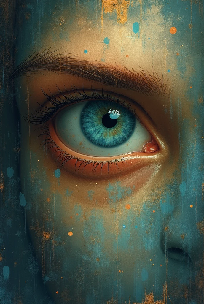 I am creating a book called from my eyes, its description is: Since I was a child it occurred to me that just like my play dolls, There was another world bigger than mine, in which we were their toys to be directed. from my eyes, It is a way of seeing life which changes according to lived experiences.. Help me create a cover suitable for 18-25 year olds