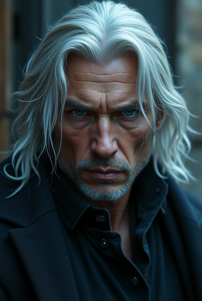Silver-haired Russian