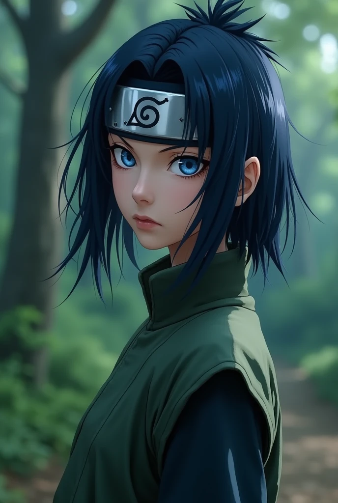 gerar imagem live action dark fantasy,hinata hyuga vida real
live action,Actress Aoi Miyazaki,konoha,Roundabout by Hinata Hyuga,blue black hair,Bandana de Konoha,white eye color real life