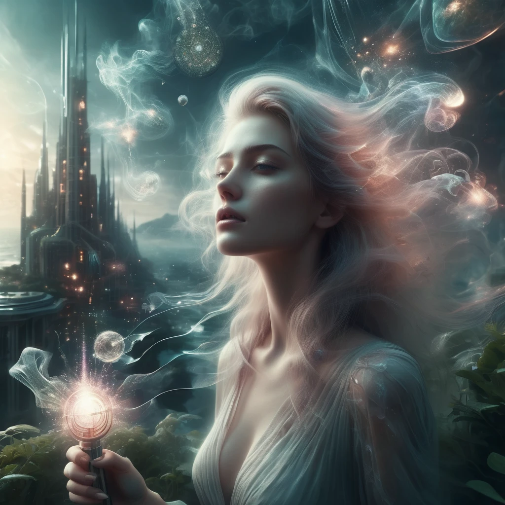 By Daniel Merriam『magic cirlcle』, highest quality, masterpiece, 8k, Representative works, Official Art, Professional, Super intricate details
