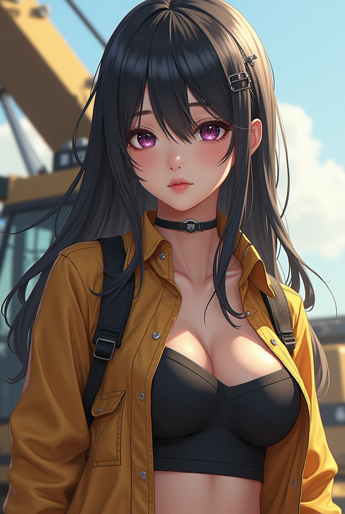 (((Heavy Equipment Girl))),The body is heavy machinery., shoulder to excavator, whole body, ombre hair, hair between the eyes, He drowned, AGE:16, beautiful face, They are not blank, (Ultra Fine CG Unit 8k Wallpaper), (masterpiece), (Best Quality), (ultra detail), (best illustration), (best shadow), (Ultra-thin and beautiful), dynamic angle, (Ultra-fine CG integrated 8k Wallpaper), (masterpiece), (best illustration), ( best shadow), (Ultra-thin and beautiful), dynamic angle, nude