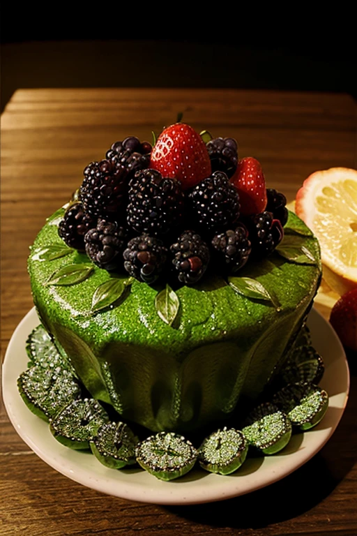 Green_Diamonds. Blackberrys and Strawberries