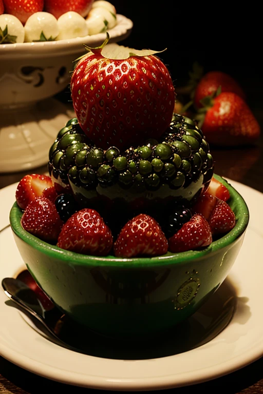 Green_Diamonds. Blackberrys and Strawberries