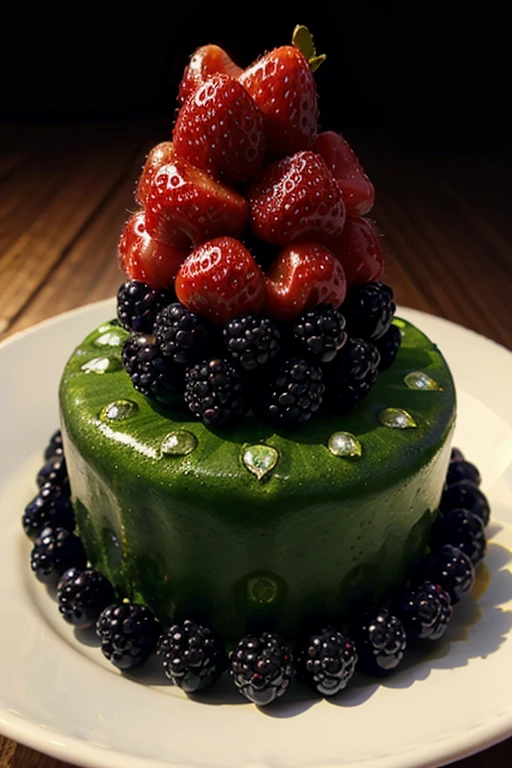 Green_Diamonds. Blackberrys and Strawberries