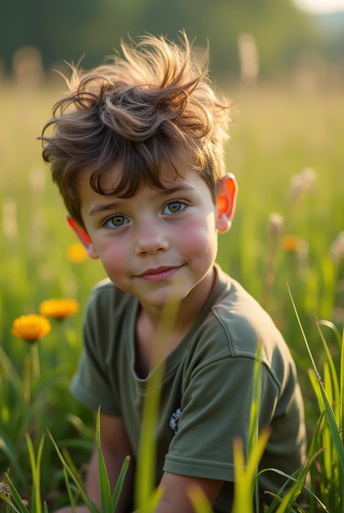 4K Vivid, 25 years old, Boys, Grass, nature, Messy hair, short hair