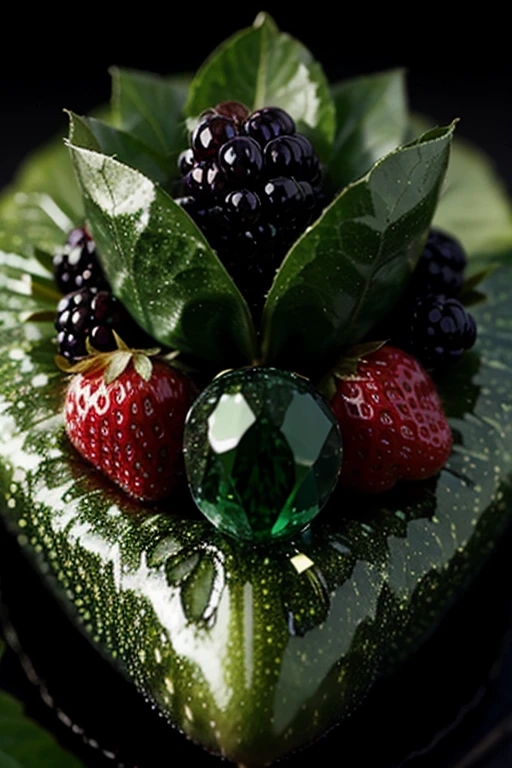 Green_Diamonds. Blackberrys and Strawberries