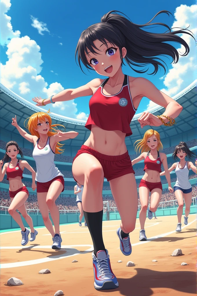 anime athlete girls