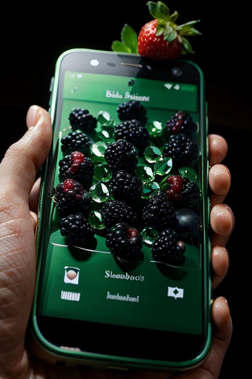 Green_Diamonds.  Blackberrys and Strawberries