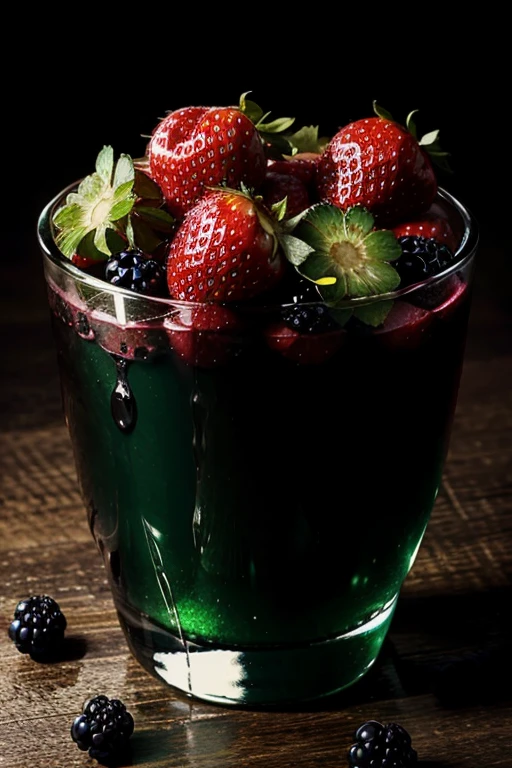 Green_Diamonds. Blackberrys and Strawberries
