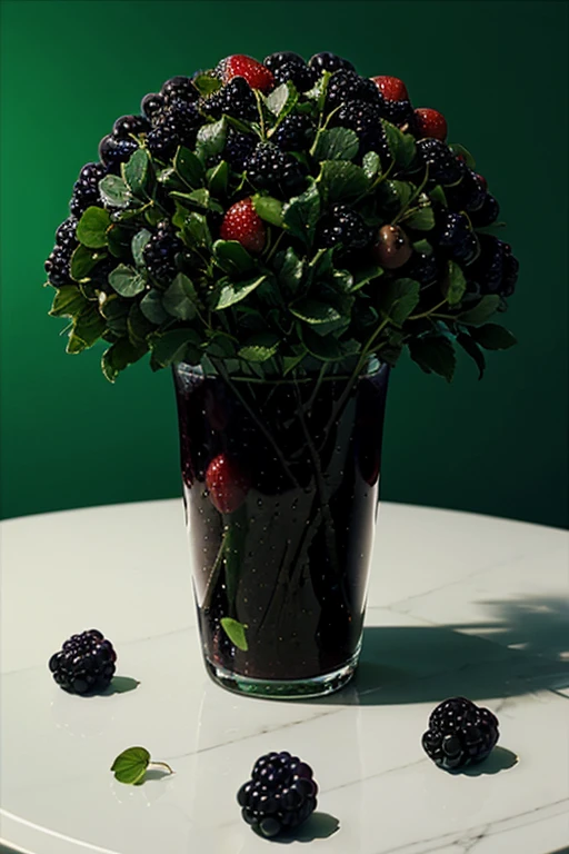 Green_Diamonds. Blackberrys and Strawberries