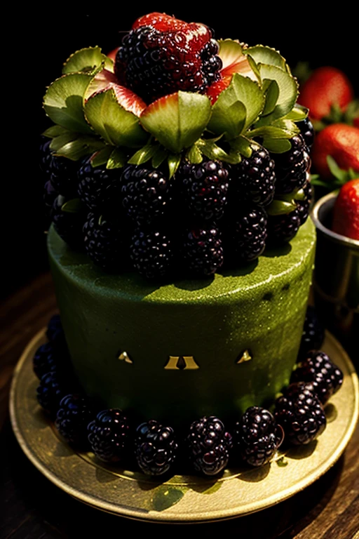 Green_Diamonds.  Blackberrys and Strawberries