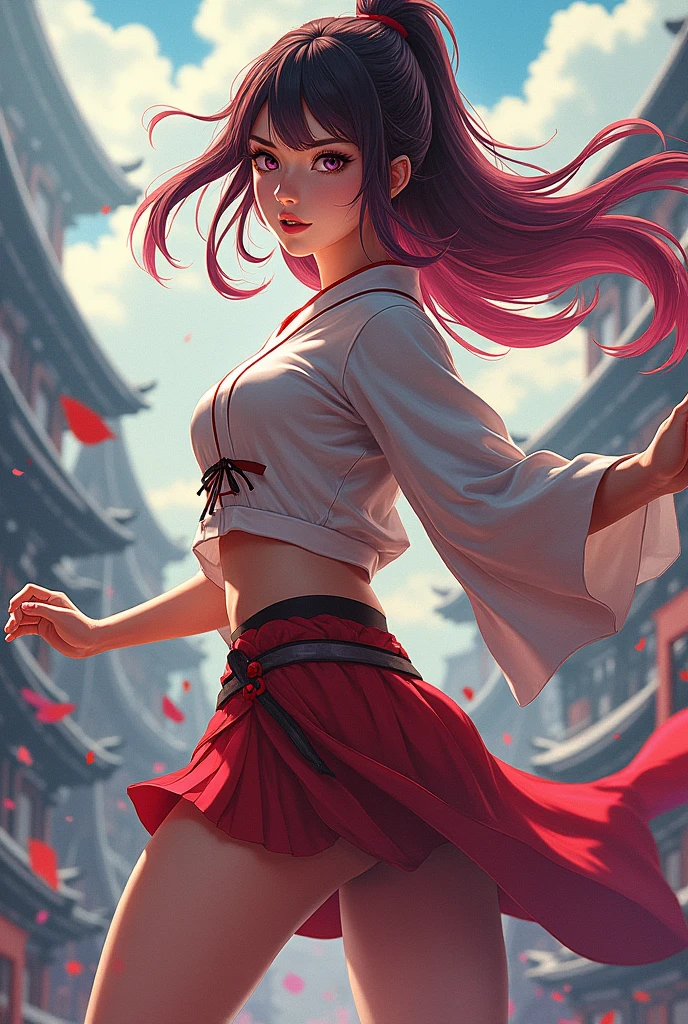 Kagura de mobile Legends, manga style