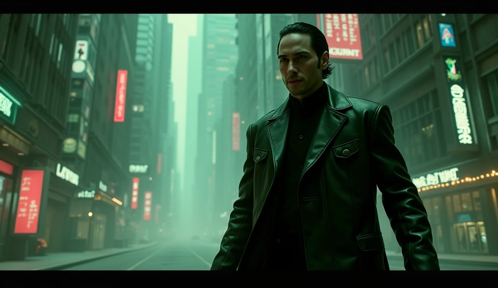 The Matrix,Keanu Levi,Movie Level,8k,Hyperrealism,Photography style,Movie special effects