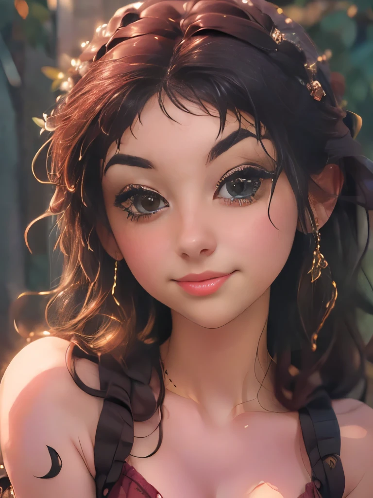 (Ultra Realistic), (Illustration), (High Resolution), (8K), (Very Detailed), (Best Illustration), (Beautiful and Detailed Eyes), (Best Quality), (Ultra Detailed), (Masterpiece), (Wallpaper), (Detailed Face), Facial Pore,Solo,One Girl,, Fine Detail, Detailed Face, (Detail),(Realistic Lighting: 1.1),À la Fed image of long haired woman smiling at photo, One adorable face, , female actress, , cute actress, gorgeous young woman,