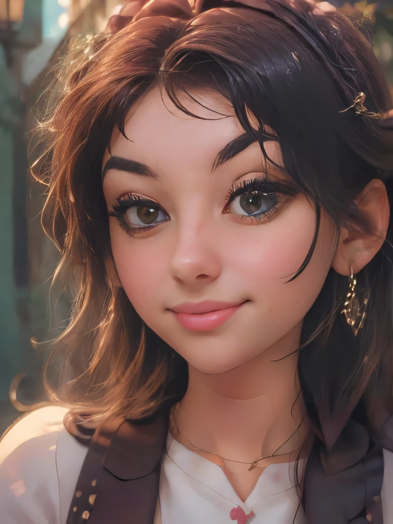 (Ultra Realistic), (Illustration), (High Resolution), (8K), (Very Detailed), (Best Illustration), (Beautiful and Detailed Eyes), (Best Quality), (Ultra Detailed), (Masterpiece), (Wallpaper), (Detailed Face), Facial Pore,Solo,One Girl,, Fine Detail, Detailed Face, (Detail),(Realistic Lighting: 1.1),À la Fed image of long haired woman smiling at photo, One adorable face, , female actress, , cute actress, gorgeous young woman,