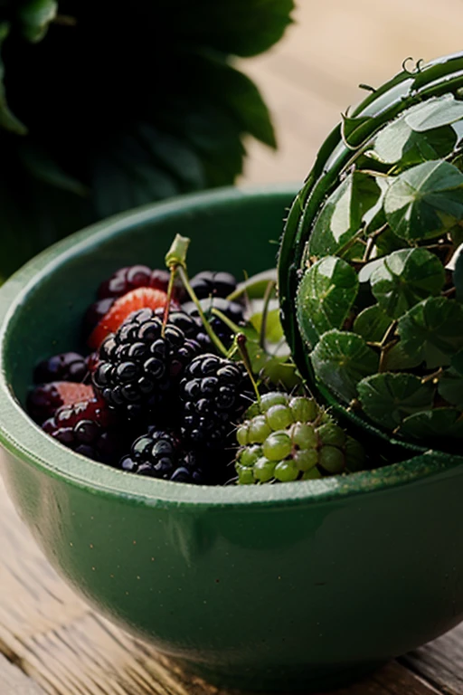Green_Diamonds. Blackberrys and Strawberries