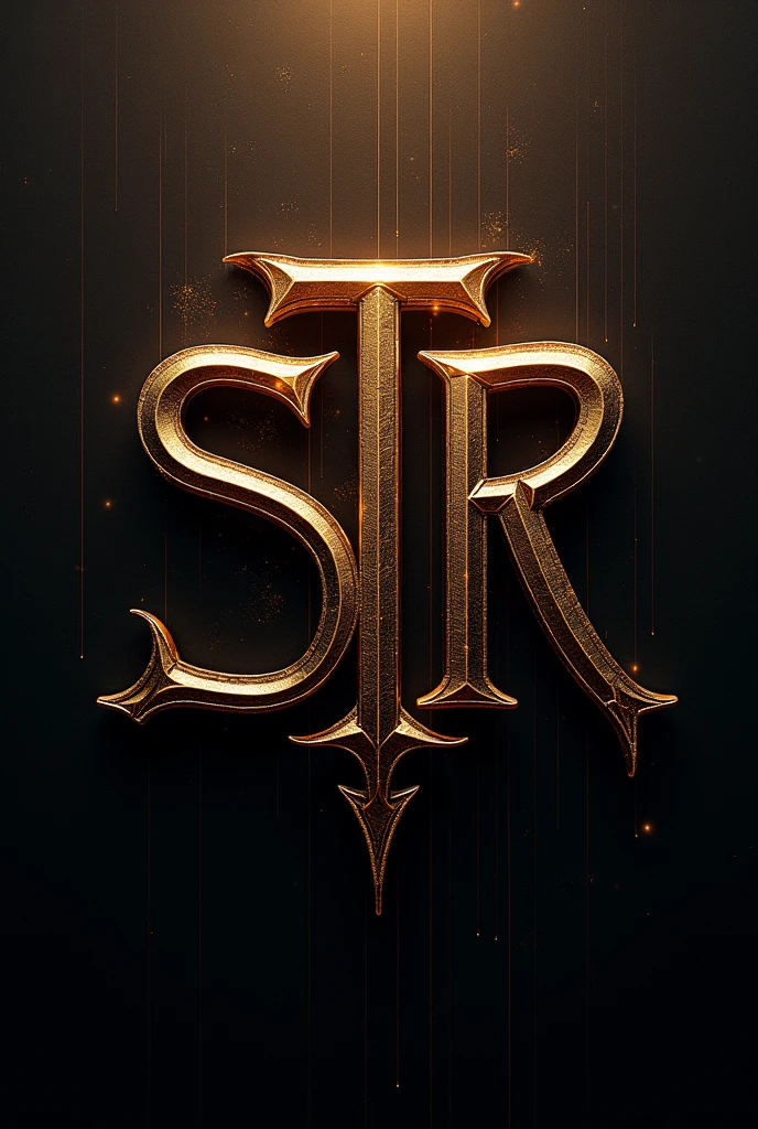 Wallpaper with the letters STR