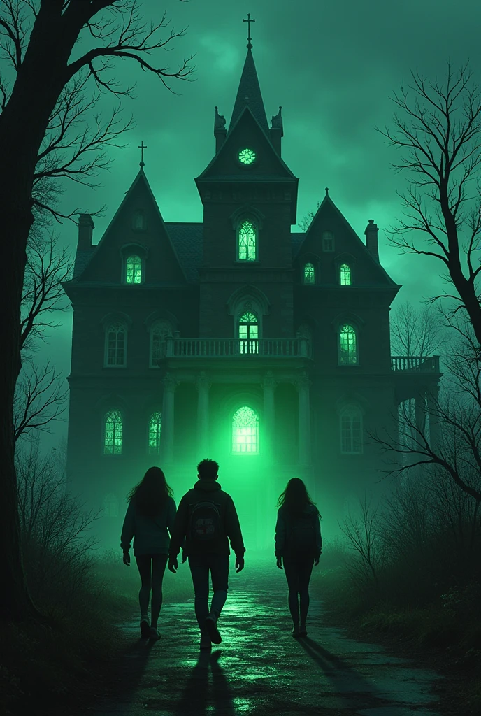 Three friends are returning from school when they see a green light in one of the rooms of the Dimais Mansion, a haunted and long-abandoned place