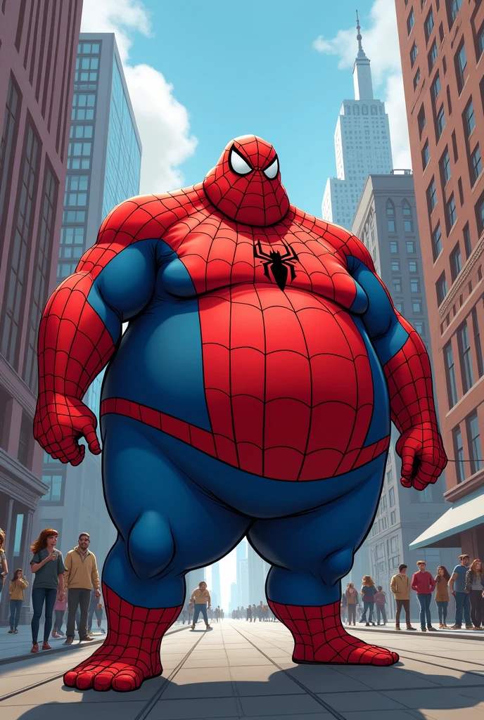 Spider man fat image