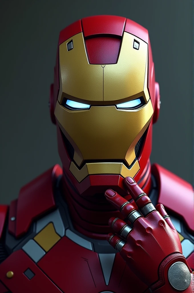 ((best quality)), ((masterpiece)), (detailed), perfect face Dr holds Ironman neck for killing him 2 character needed