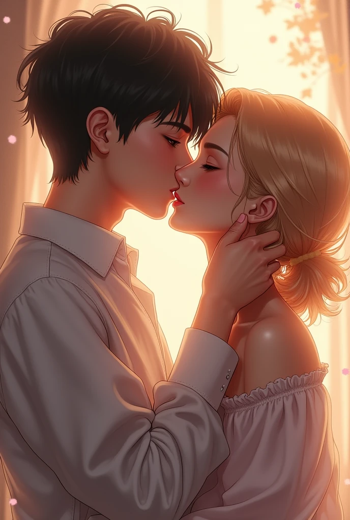 Jungkook besando a jimin