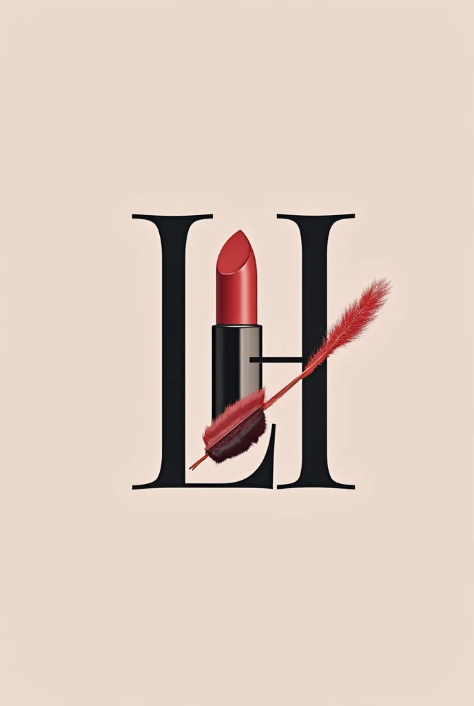 Criar um logotipo elegante para studio de maquiagem com a seguinte marca: Letícia Harumi Use the brand's initials to create a fused element and insert a lipstick as a supporting element.
Slogan: studio