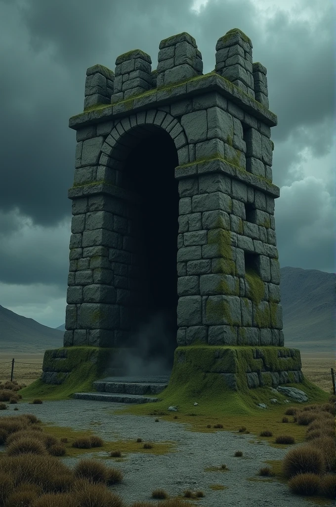 An old scary
well