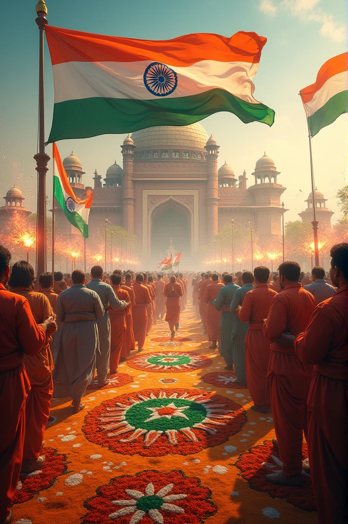 Independence day indian theme that includes 78th independence day and monument of india