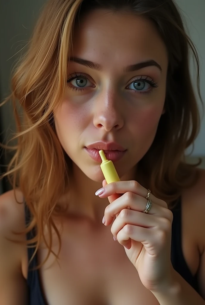Believe me, a girl sucking a very big penis