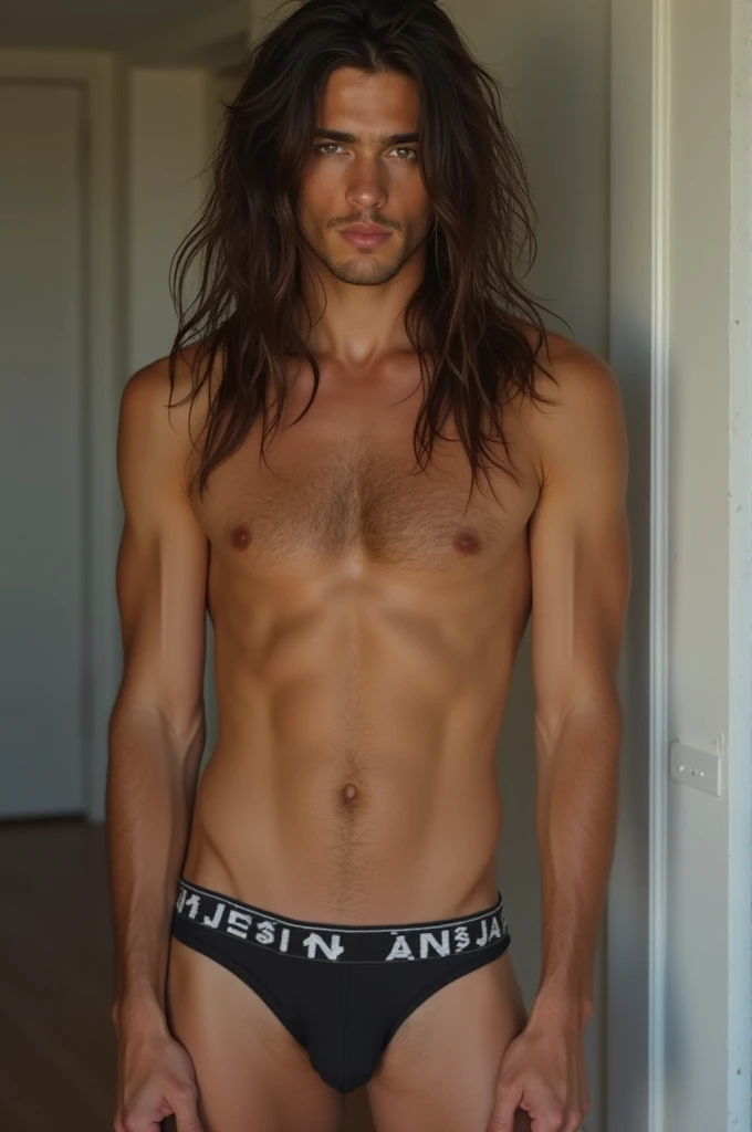 Leon Laguerri without underwear and with a big penis and longer hair, Now he&#39;s fucking a trans girl