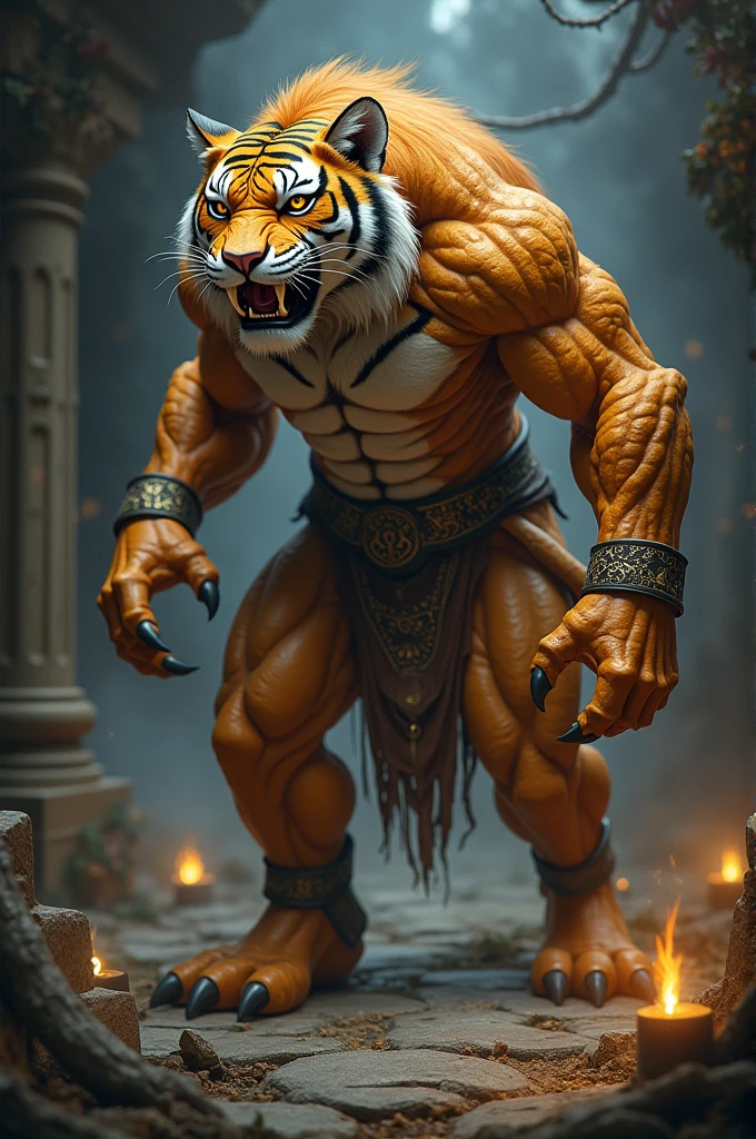 Half man half tiger rpg style