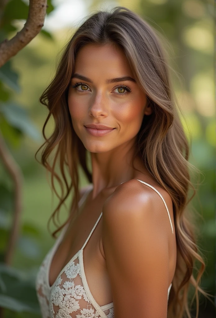 (best quality, 4k, highres, realistic:1.2), ultra-detailed, (portraits:1.1), (Melissa Benoist)beautiful detailed face and features, (:1.1)natural and tasteful depiction, (vivid colors:1.1), soft and warm color palette, (studio lighting)natural and soft lighting, (ultra-fine painting)meticulous brushwork and texture, (professional)high-level artistic execution, (bokeh)soft and dreamy background blur, lush garden setting, (elegant)subtle and graceful pose